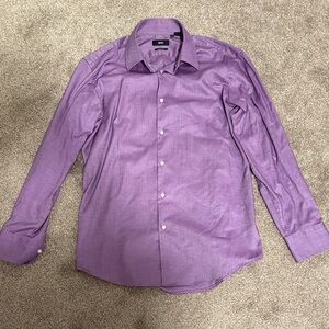 Purple Hugo Boss Regular Fit dress shirt 
Size 41 16